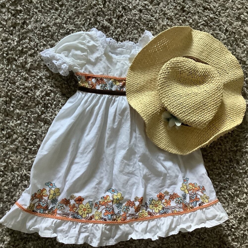 American Girl Julie - Birthday Outfit Dress and Hat